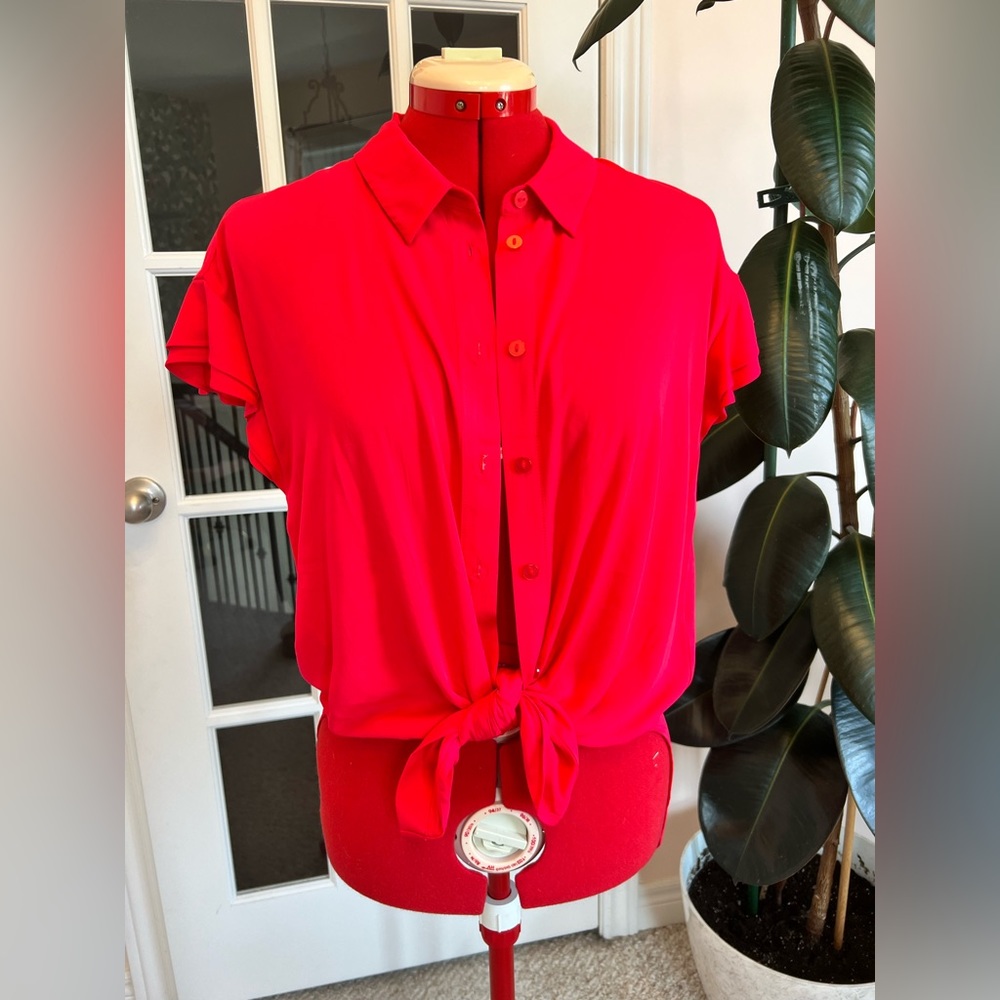 Red blouse size small